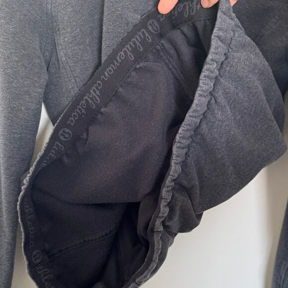 Lululemon After All Pullover in Heathered Black Size 6 - Picture 8 of 8